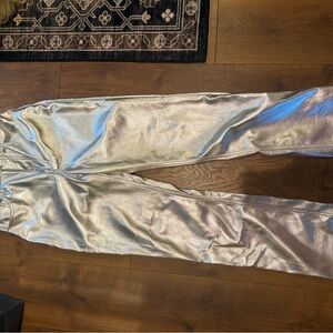 Abercrombie & Fitch Cream High-Rise Jeans